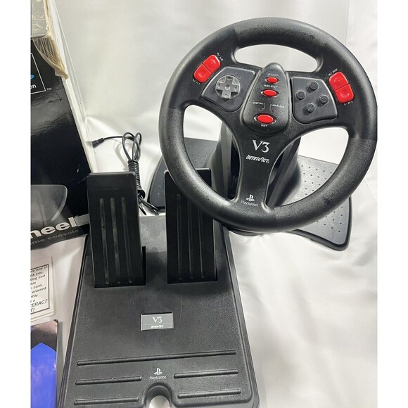 InterAct PlayStation V3 Racing Steering Wheel and Pedals PlayStation Tested - Picture 4 of 16
